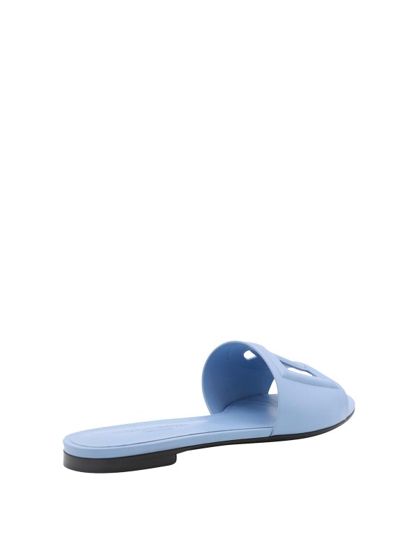 DOLCE & GABBANA: Sandales online - Ballerines - Bleu Clair