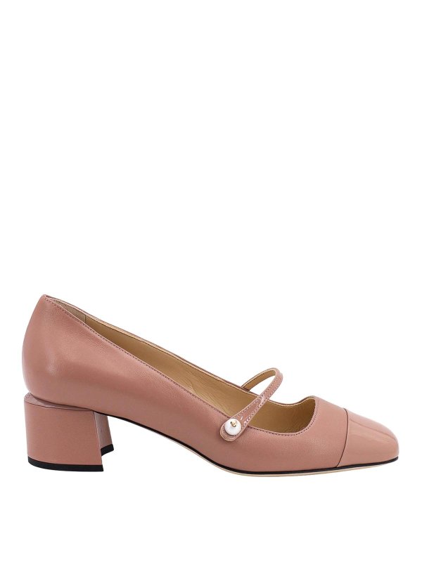 JIMMY CHOO: Escarpins - Chaussures À Talon - Couleur Chair