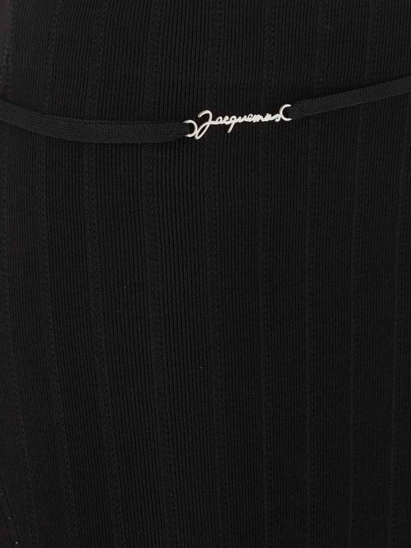 The Best Shops JACQUEMUS: Knee length skirts & Midi - Black Skirt