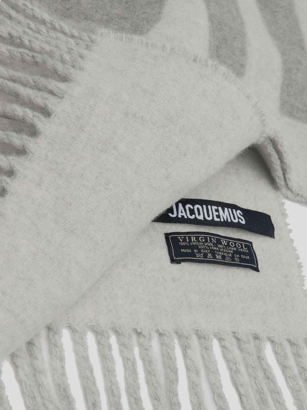 JACQUEMUS: Écharpes online - Écharpe - Gris