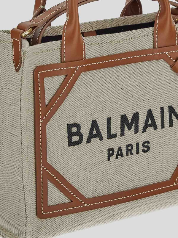 トートバッグ - ブラウン shop online: Balmain