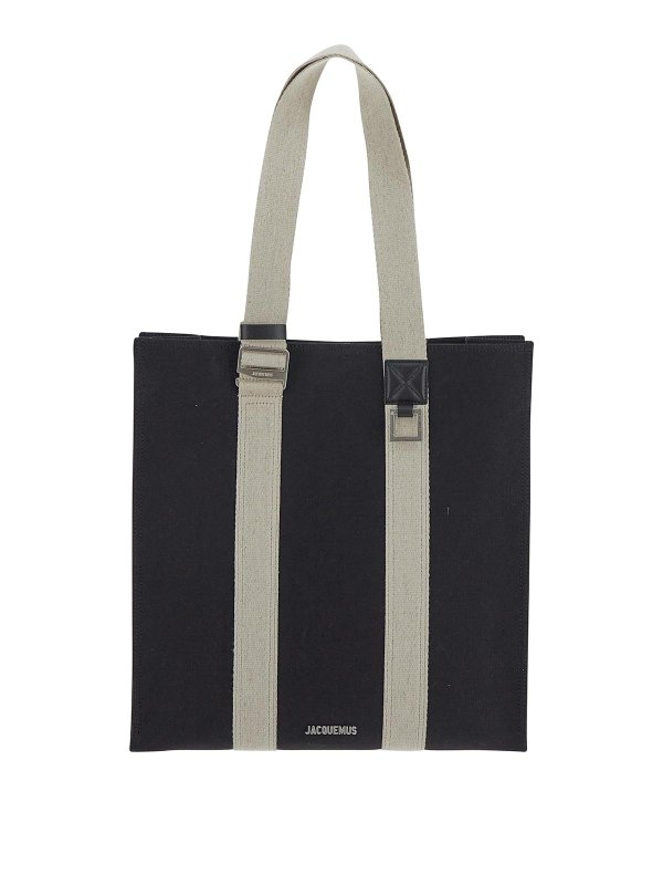 JACQUEMUS: Handtaschen - Shopper - Schwarz