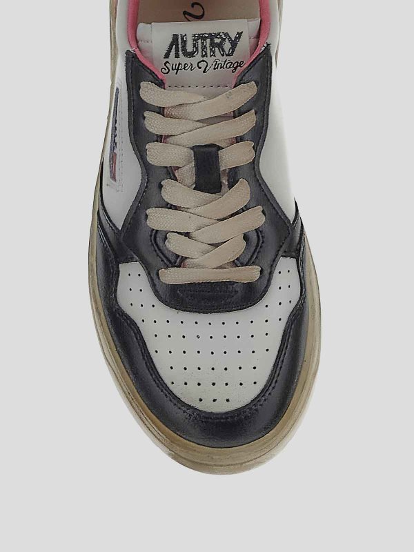 Leather trainers shop online: AUTRY