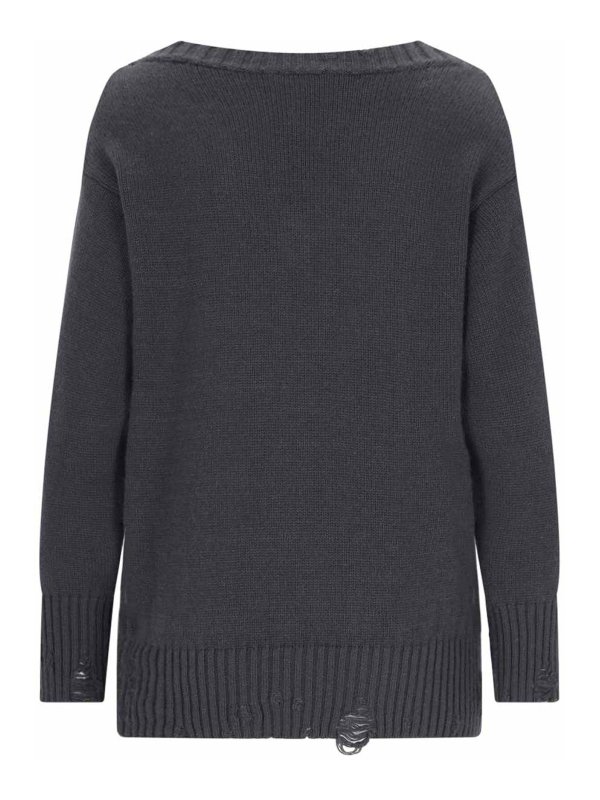 CANESSA: Pull col rond online - Pull Col Rond - Gris
