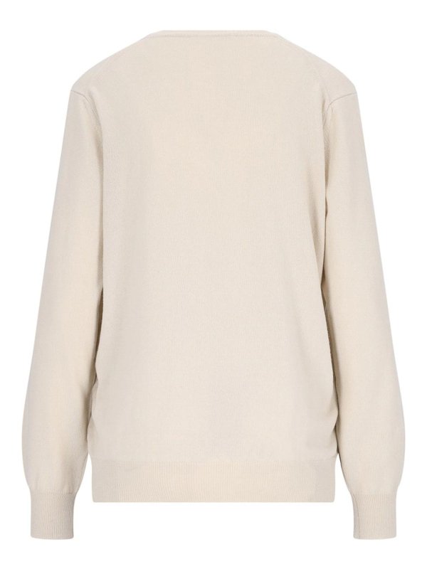 CANESSA: Col en V online - Pull À Col V - Blanc