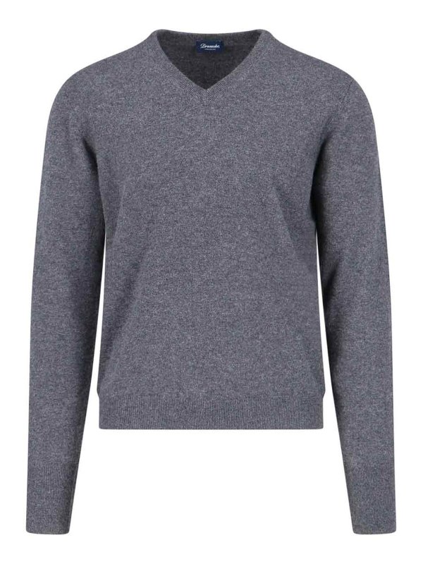 DRUMOHR: Pull col rond - Pull Col Rond - Gris