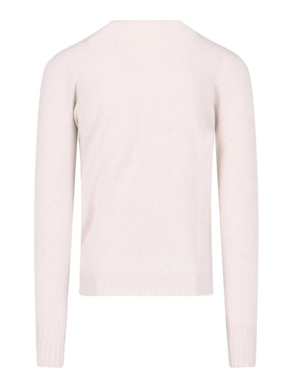 DRUMOHR: Suéteres con cuello pico online - Suéter Cuello Redondo - Blanco