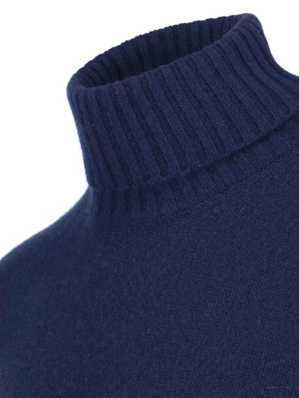 The Best Shops DRUMOHR: Rollkragenpullover  und Polo-Ausschnitt - Rollkragenpullover - Blau