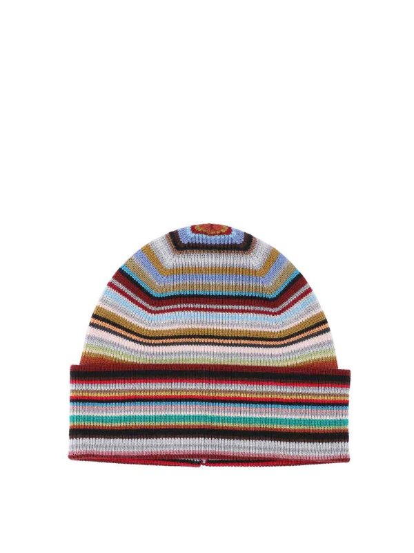 PAUL SMITH: casual jackets - Striped Cap