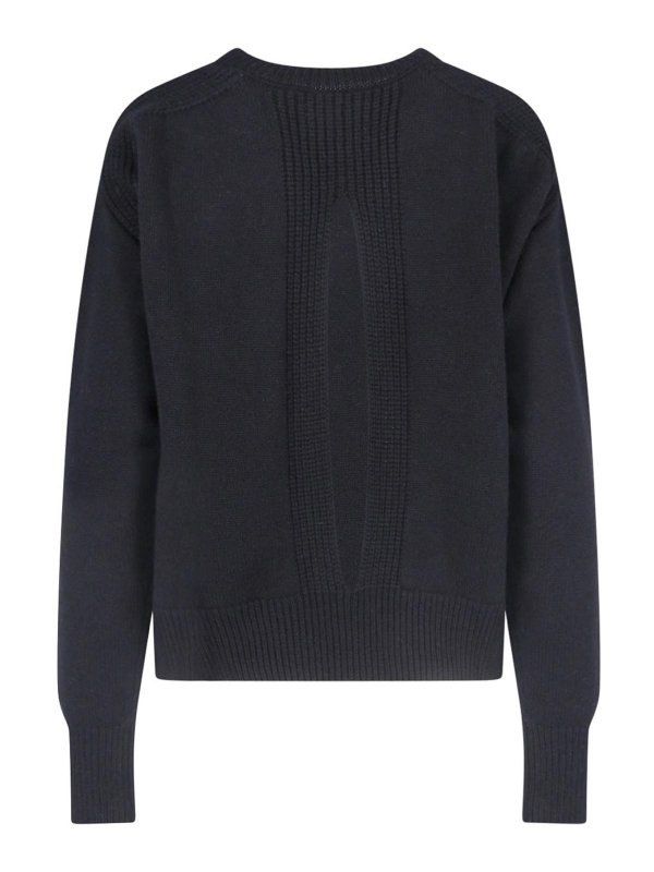 SA SU PHI: Strickpullover mit Rundhalsausschnitt online - Rundhalspullover - Schwarz