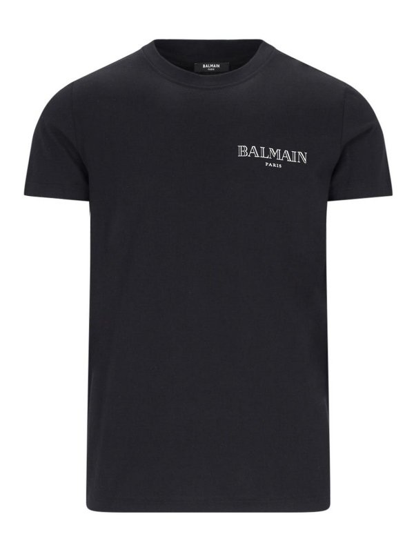 Balmain: t-shirt - T-shirt con logo