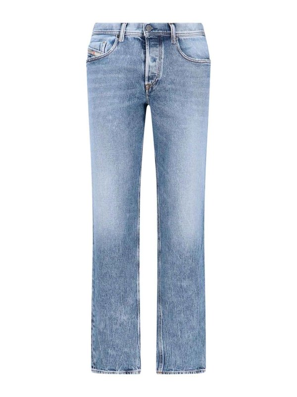 DIESEL: Jeans Rectos - Vaqueros Rectos - Azul