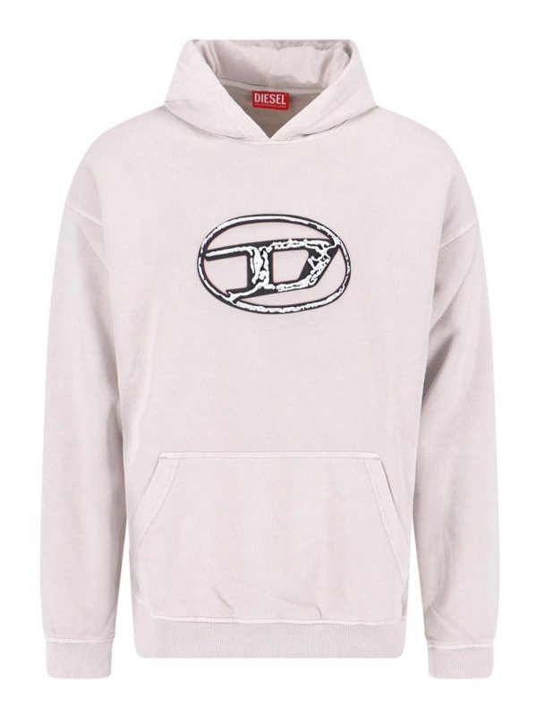 DIESEL: Sweatshirts und Pullover - Sweatshirt - Beige