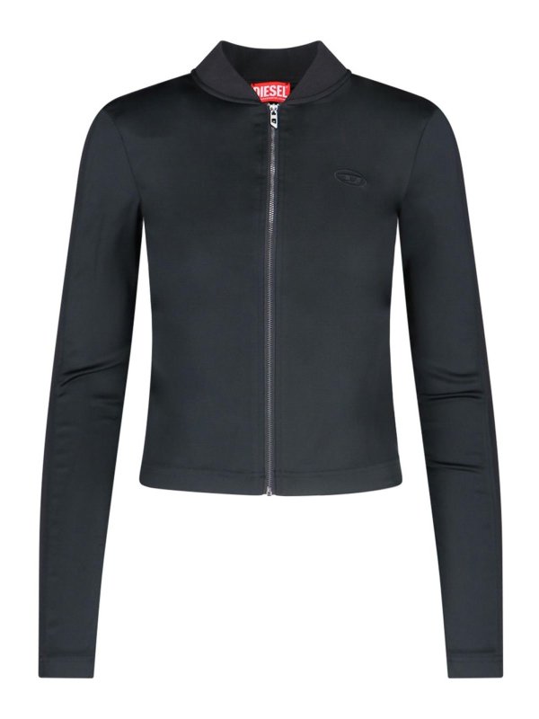 DIESEL: blazers - Crop Technical Jacket