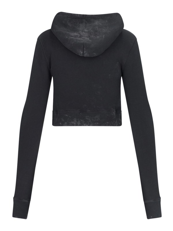 DIESEL: Sweatshirts & Sweaters online - Crop Hoodie
