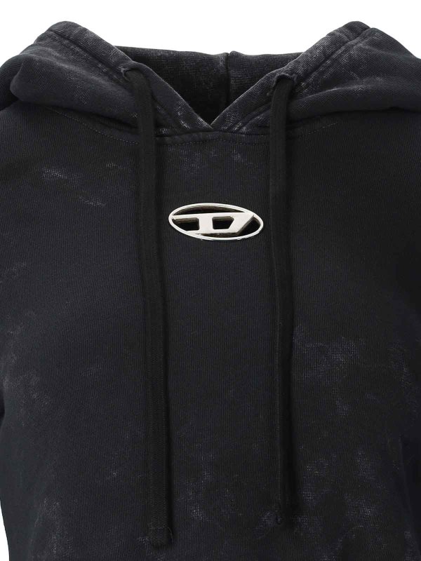 The Best Shops DIESEL: Sweatshirts & Sweaters - Crop Hoodie