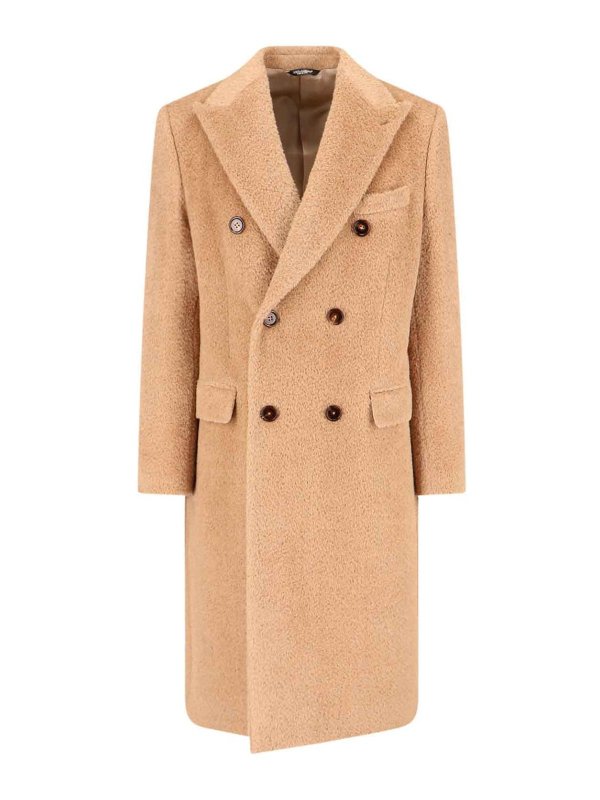 DOLCE & GABBANA: Kurze Mäntel - Kurzer Mantel - Beige