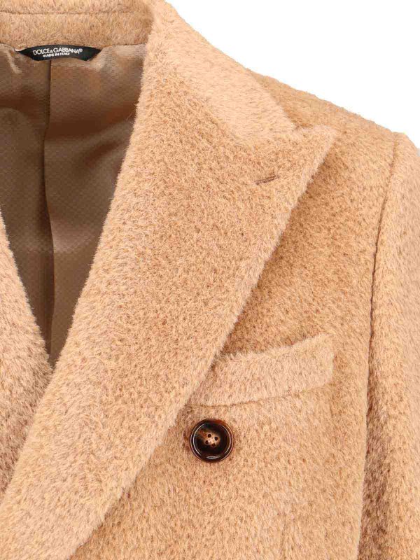 The Best Shops DOLCE & GABBANA: Kurze Mäntel - Kurzer Mantel - Beige