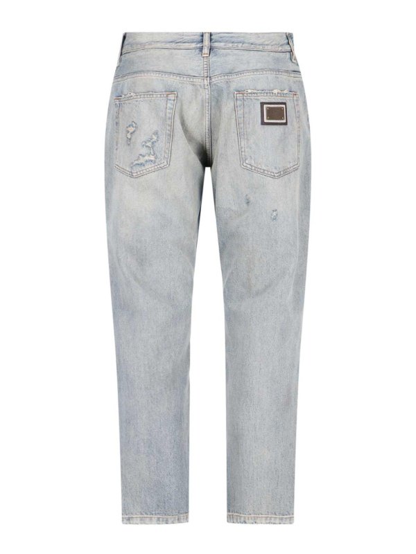 DOLCE & GABBANA: ブーツカットジーンズ online - ブーツカットジーンズ - グレー