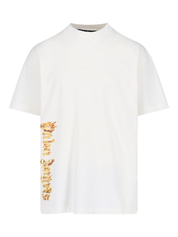 Palm Angels: Tシャツ - Tシャツ - 白