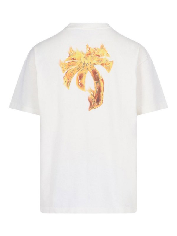 Palm Angels: Tシャツ online - Tシャツ - 白
