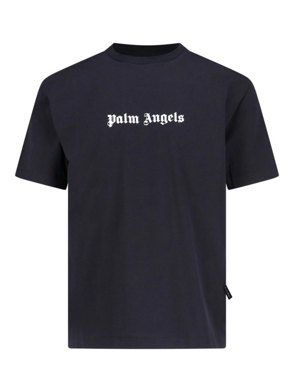 Palm Angels: T-shirts - T-Shirt - Schwarz