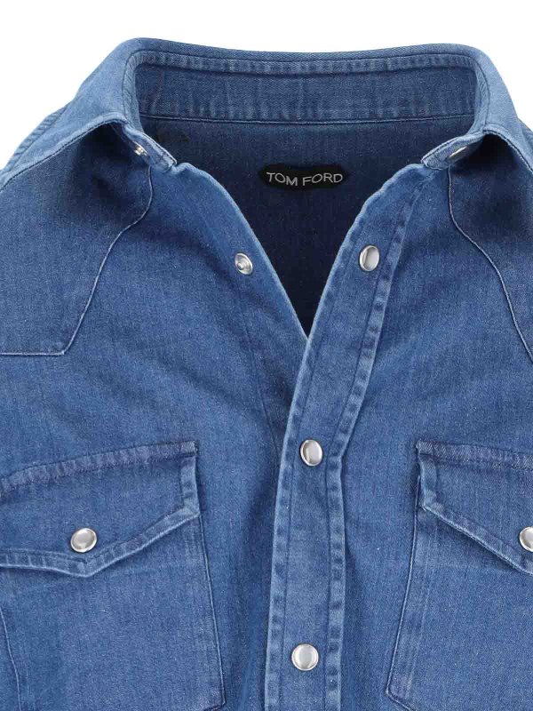 The Best Shops TOM FORD: シャツ - シャツ - ブルー