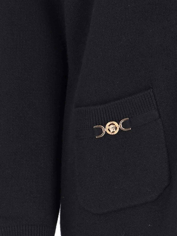Cardigan con logo shop online: VERSACE