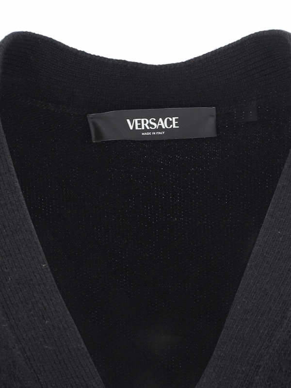 VERSACE buy online Cardigan con logo