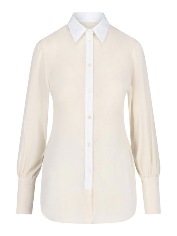 VICTORIA BECKHAM: シャツ - シャツ - 白