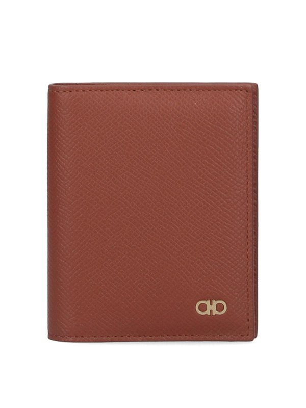 FERRAGAMO: 財布＆ポーチ - 財布 - ブラウン