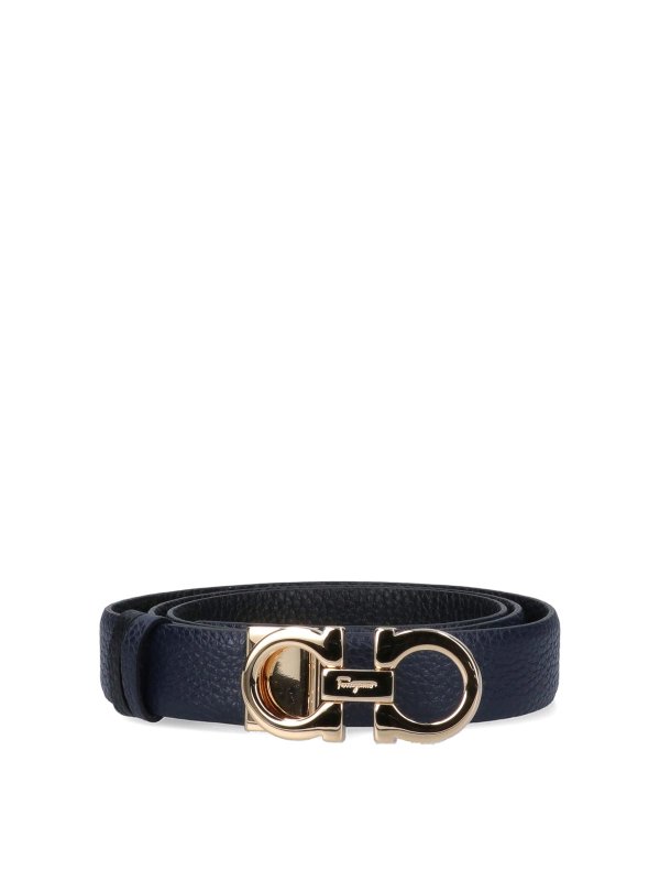 FERRAGAMO: Cinturones - Cinturón - Azul