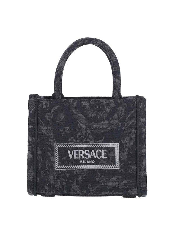 VERSACE: クロスボディバッグ - クロスボディバッグ - 黒