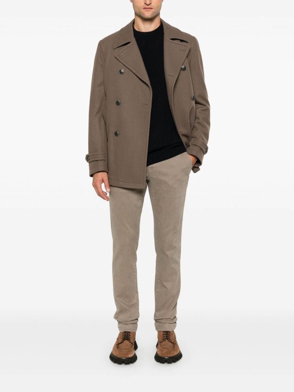 The Best Shops BARBOUR: maglia collo rotondo - Maglione In Lana Pesante Con Motivo Tartan