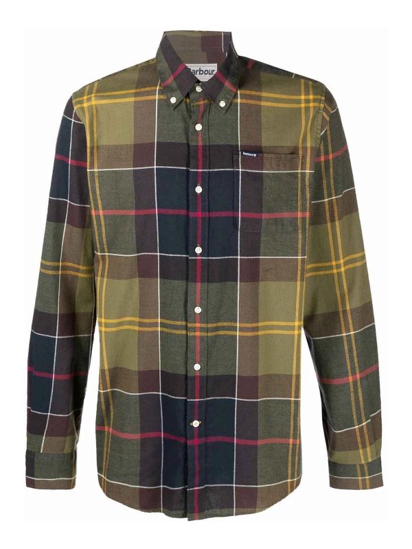 BARBOUR: shirts - Checked Cotton Shirt
