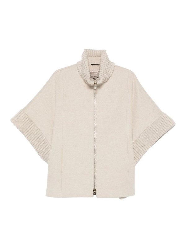 CINZIA ROCCA: ショートコート - ショートコート - ベージュ