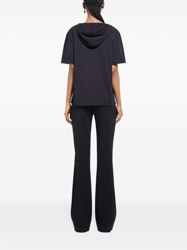 Tシャツ - 黒 shop online: Courreges