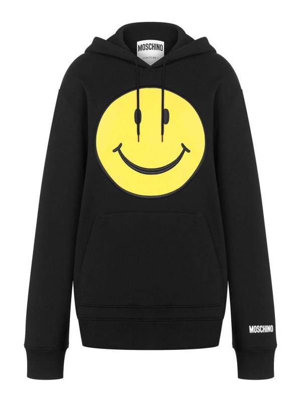 MOSCHINO: Felpe e maglie - Felpa con stampa motivo smiley