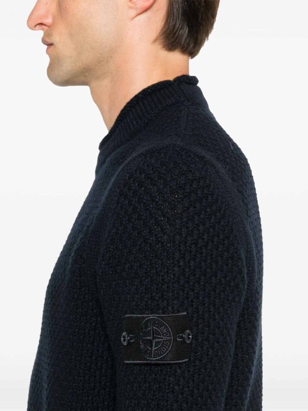 STONE ISLAND buy online Rundhalspullover - Blau