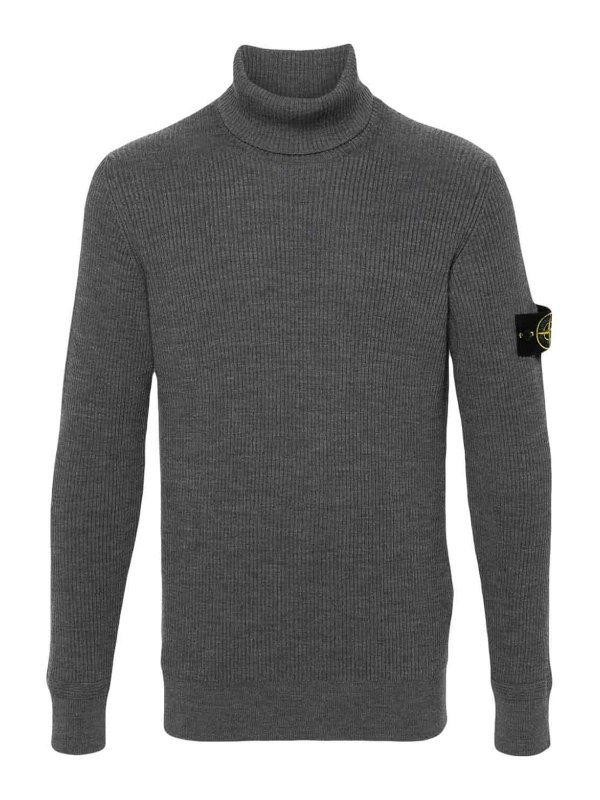 STONE ISLAND: タートルネック - タートルネック/ポロネック - グレー