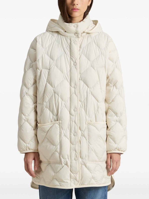 The Best Shops WOOLRICH: Kurzer Mantel - Beige