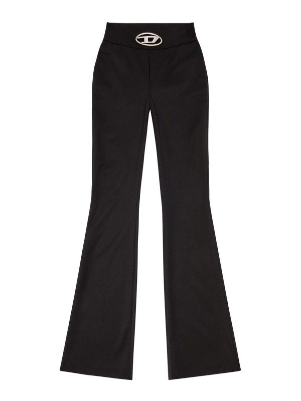 DIESEL: テーラードトラウザー - テーラードパンツ - 黒