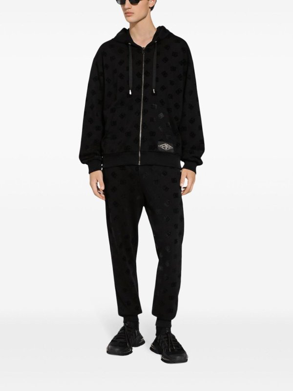 Hoodie In Cotton With Logo And Hood shop online: DOLCE & GABBANA