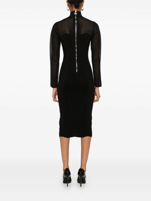 The Best Shops ELISABETTA FRANCHI: ニーレングスドレス - 膝丈ドレス - 黒