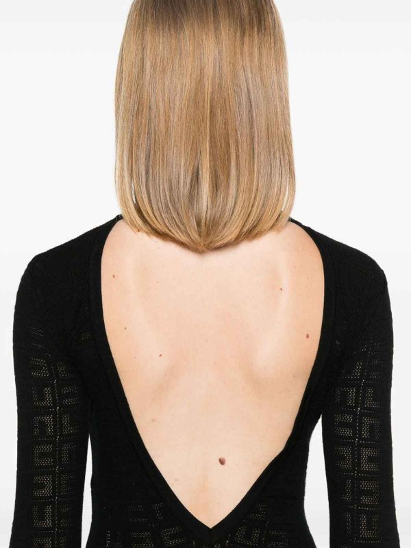 ELISABETTA FRANCHI: Knielange Kleider online - Knielanges Kleid - Schwarz