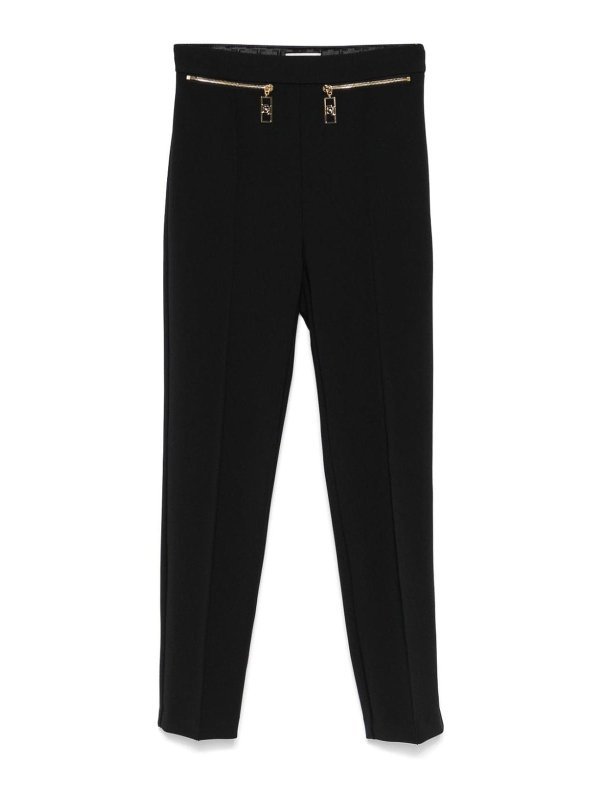 ELISABETTA FRANCHI: casual trousers - Black pants