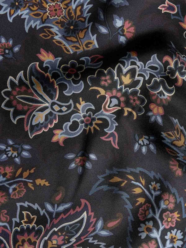 The Best Shops ETRO: Capes &  Ponchos - Purple Multicolor Paisley Print Cape