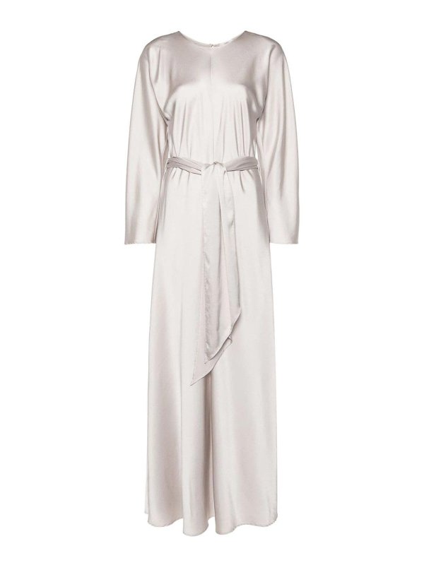 FORTE FORTE: マキシドレス - マキシドレス - グレー