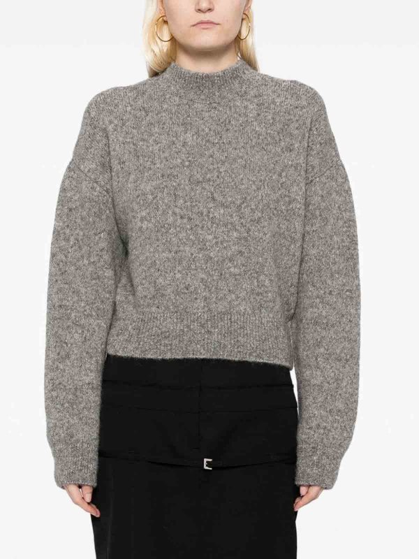 JACQUEMUS buy online Pull Col Rond - Gris
