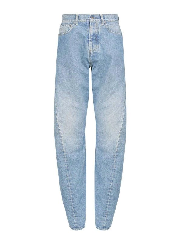 Maison Margiela: ストレートジーンズ - ストレートジーンズ - ブルー